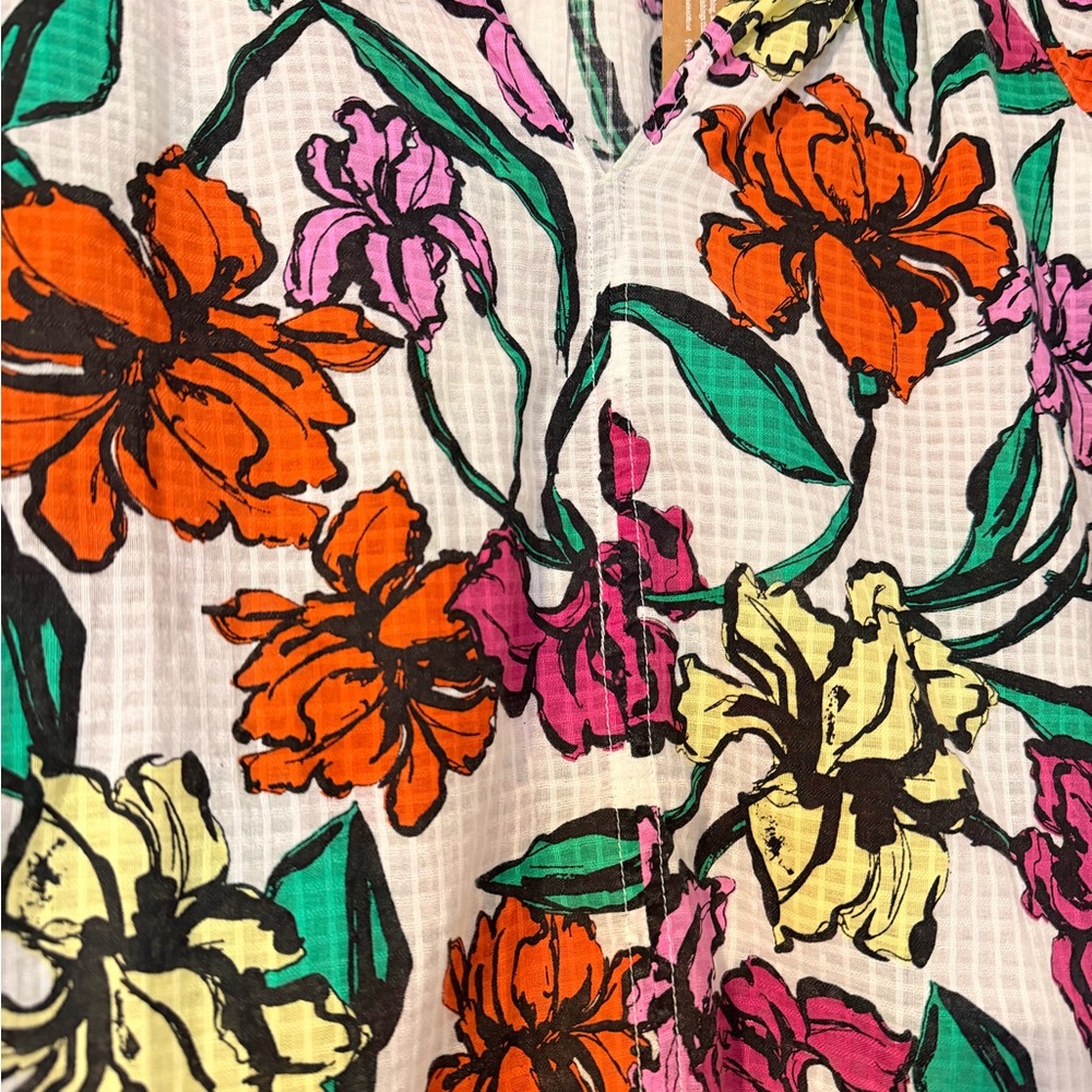 Roller Rabbit Floral Blouse – Size Small (NWT) - Picture 3 of 9
